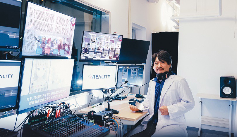 Akihko SHIRAI in GREE VR Studio Laboratory